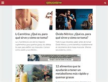 Tablet Screenshot of ejerciciosgym.com